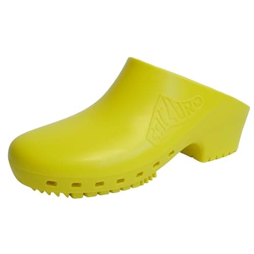 CALZURO Classic Unisex Nursing Clogs - Non-Slip Kitchen Shoes - Autoclavable Rubber Design