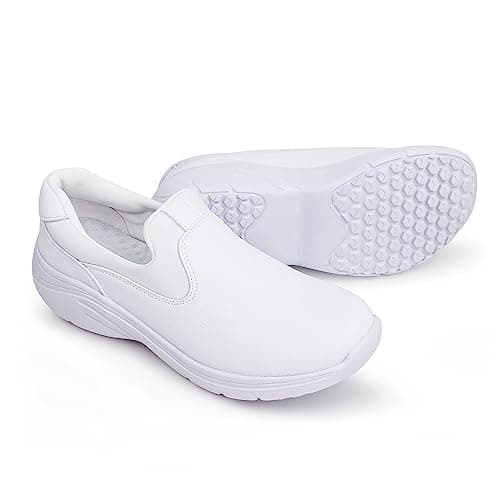 Hawkwell Women's Lightweight Nursing Shoes Comfortable Slip Resistant Work Shoes