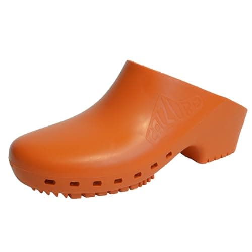 CALZURO Classic Unisex Nursing Clogs - Non-Slip Kitchen Shoes - Autoclavable Rubber Design
