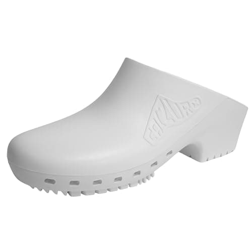 CALZURO Classic Unisex Nursing Clogs - Non-Slip Kitchen Shoes - Autoclavable Rubber Design