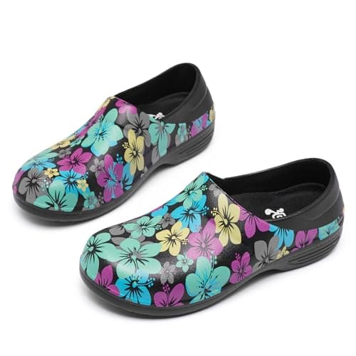 Non-Slip Waterproof Lightweight Comfort Clogs for Women in Healthcare and Food Service