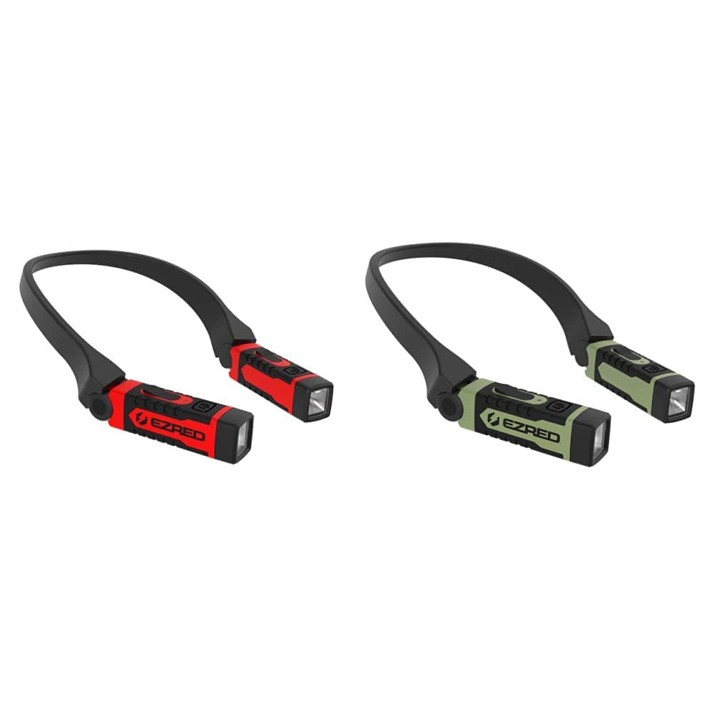 EZRED ANYWEAR Rechargeable Neck Light - NK15 (Green) Bundle