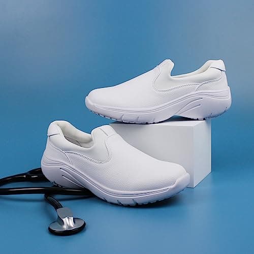 Hawkwell Women's Lightweight Nursing Shoes Comfortable Slip Resistant Work Shoes