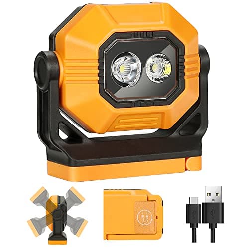 Rechargeable LED Work Light with 3 Modes (1 PCS)