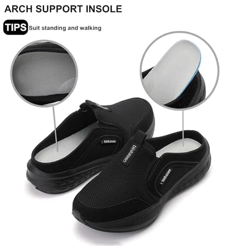 Comfortable Lightweight Women's Slip-On Mules Sneakers with Anti-Slip Sole