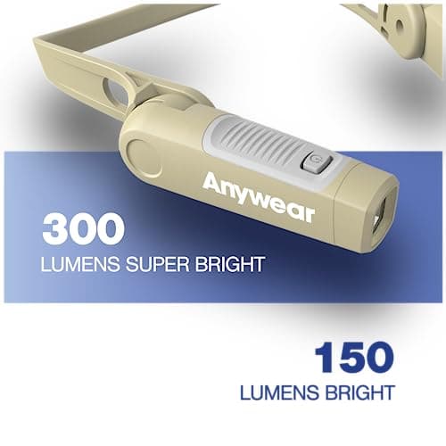 EZRED Anywear Bright Magnetic Neck Light 2-pack with Detachable Lights