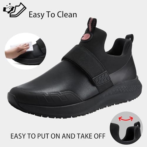 Women's Non-Slip Waterproof Kitchen Chef Shoes for Food Service