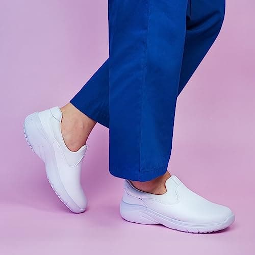 Hawkwell Women's Lightweight Nursing Shoes Comfortable Slip Resistant Work Shoes