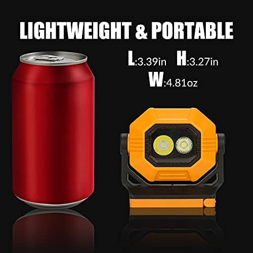Rechargeable LED Work Light with 3 Modes (1 PCS)