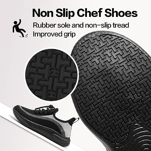 Alcubieree Women's Non Slip Kitchen Work Shoes