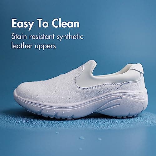 Hawkwell Women's Lightweight Nursing Shoes Comfortable Slip Resistant Work Shoes