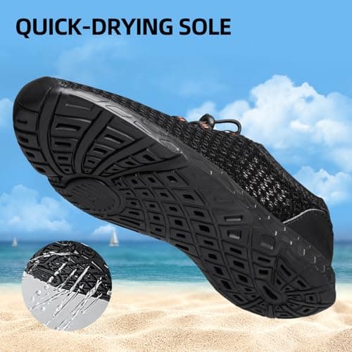Ditousprt Men's Quick Drying Aqua Shoes